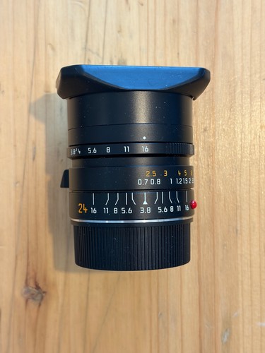 Leica elmar 24mm 8 asph - elmar-m, f/3.8